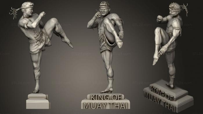 Statues of famous people (Buakaw, STKC_0340) 3D models for cnc